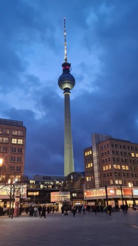 es dämmert in Berlin