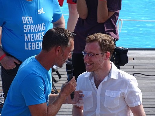 Andreas Wels im Gespräch mit dem Moderator