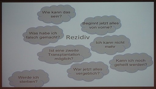 Gedanken im Rezidiv