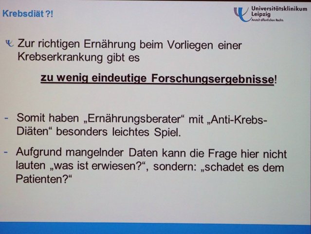 Folie der Präsentation