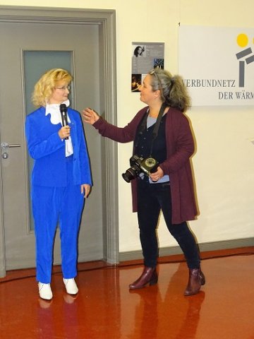 Simone zusammen mit der Fotografin Ines Escherich aus Chemnitz 