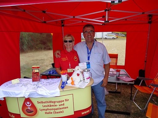 Gerd Micheel ließ sich ein Besuch an unserem Stand nicht nehmen