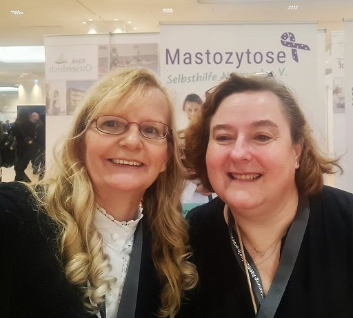 mit Nicole - Vertreterin der Mastozytose