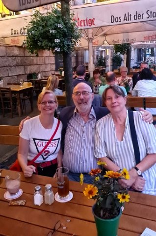 Abends waren wir noch im Biergarten