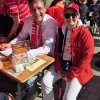 Unser OB Herr Vogt kam auf uns zu...