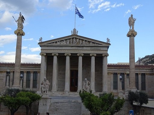 Athener Trilogie: Universität, Akademie und Bibliothek
