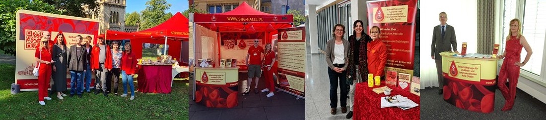 Informationsstände unserer Selbsthilfegruppe